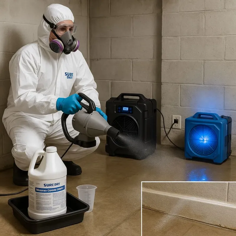 Sanitization and Odor Removal process in Venetian Village, IL